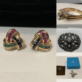 MaxSold Auction: This online auction features silver jewelry, jade necklace, gold/gemstone rings, gold jewelry, costume jewelry, craft jewelry, and more!
